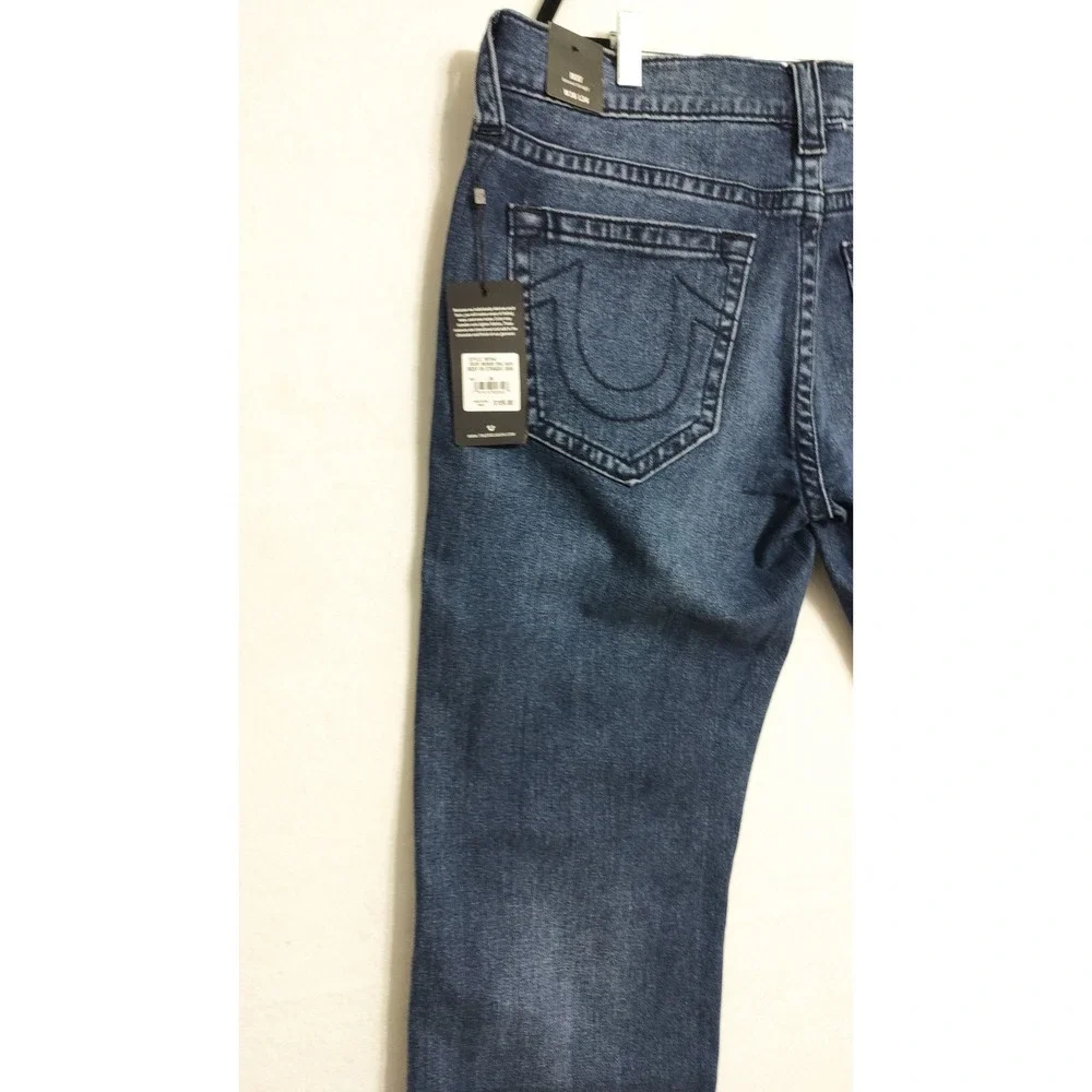 True Religion Ricky SN Relaxed Straight Jeans 107344 Men's Pants sz 36/34 New